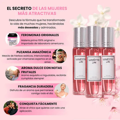 Perfume feromonas Lovete